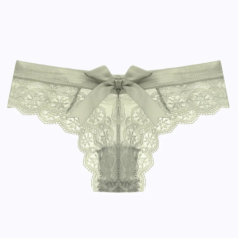 Bare Lace-up Bow Panty