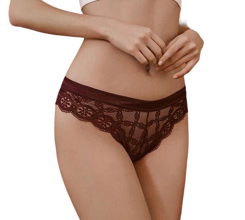 Bare Lace-up Bow Panty