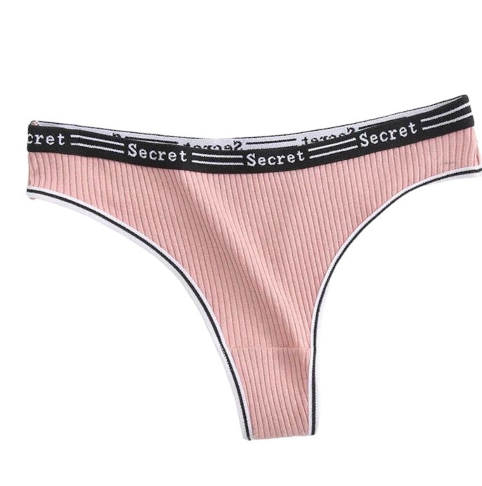 4-Pack Cotton Secret Thong Set