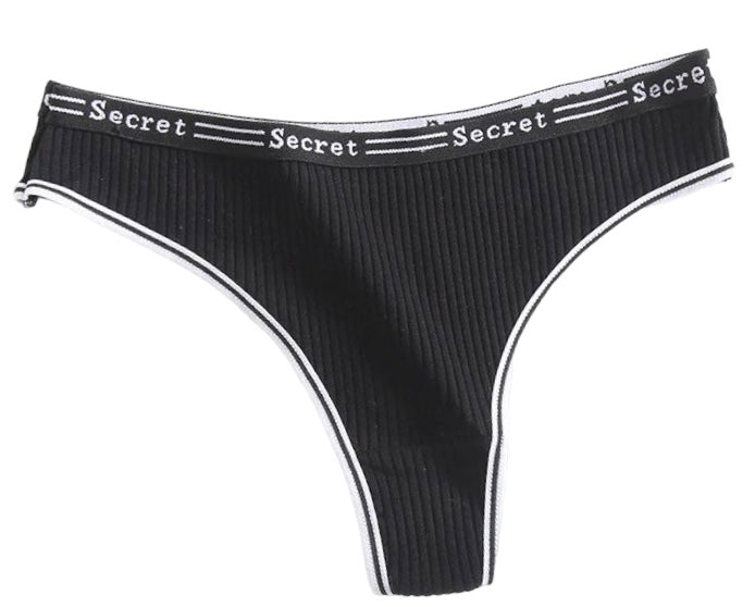 3-Pack Cotton Secret Thong Set