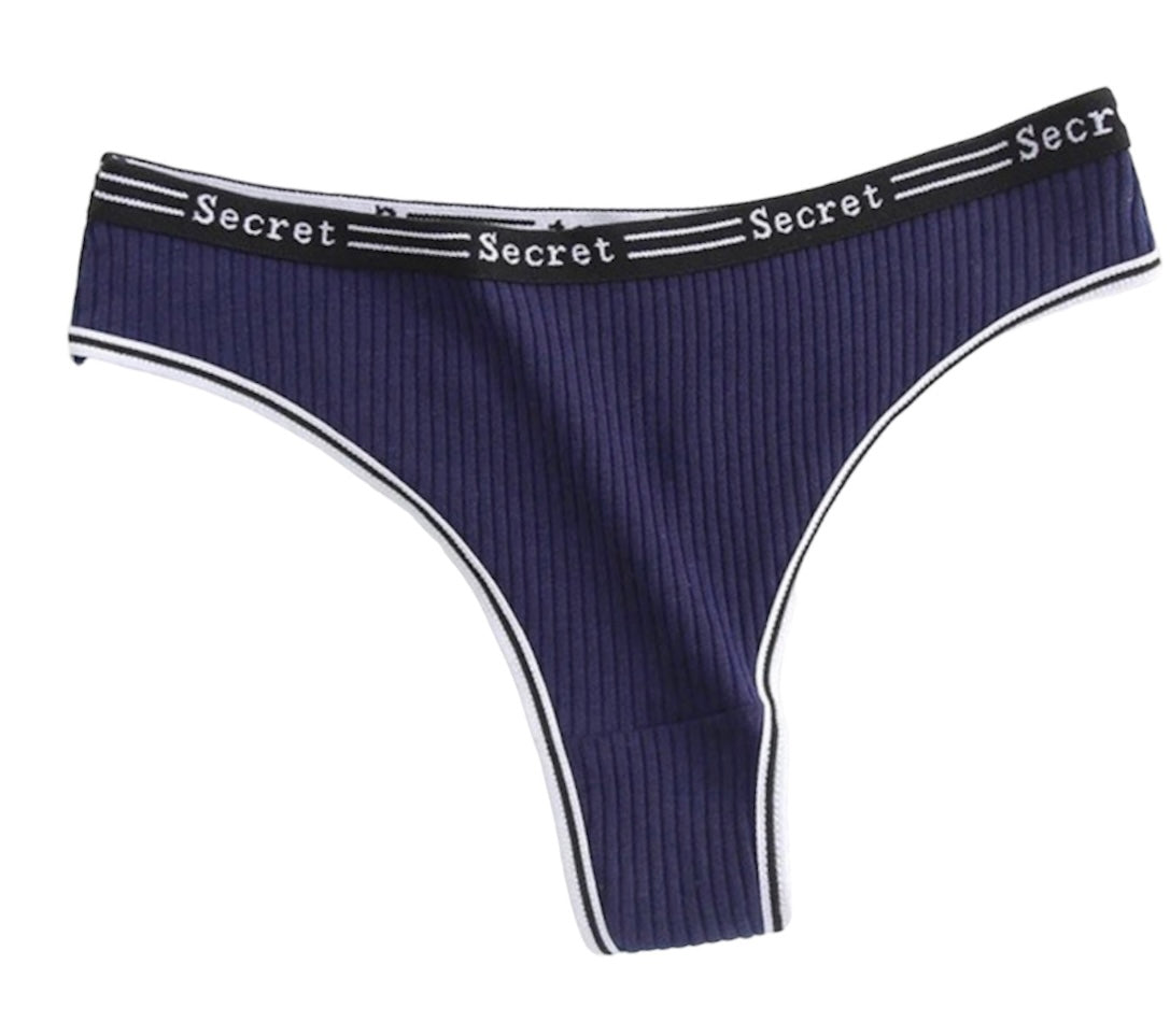 3-Pack Cotton Secret Thong Set