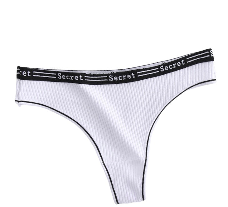 4-Pack Cotton Secret Thong Set